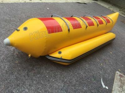 China Barco de banana inflável de flutuação da pessoa dos barcos de pesca 5 dos brinquedos para a sátira do jato à venda