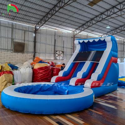 China Commercial Inflatable Water Slide Jumper Bounce House Castle Waterslide Pool for sale