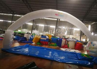 China 210D Nylon 10*5m White Unsealed Inflatable Arches For Event Or Advertising for sale