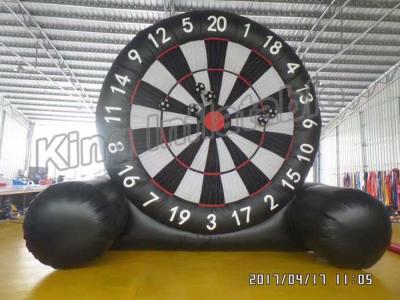 China New Giant  Soccer Game Inflatable Sports Games Football Dart Board for sale