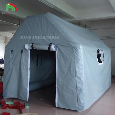 China China Outdoor Customized Size Logo Print Hospital Isolation Tent Waterproof PVC Cover Tent for sale