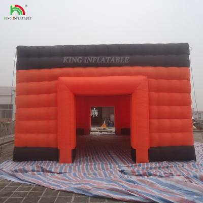 China Large Inflatable Cube Tent Inflatable Night-Club Tent Inflatable Party Tent with LED Light à venda