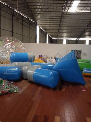China Unique Design Inflatable Sports Games , Inflatable Bunker Paintball For Obstacle Games for sale