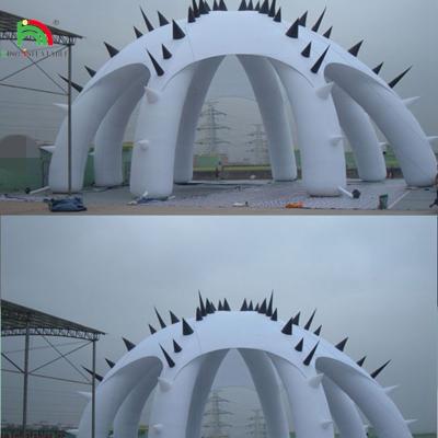 China Witte opblaasbare tent Buitenopblaasbare op maat gemaakte tent Warmverkoop PVC-tent Opblaasbare tentoonstellende tenten Te koop