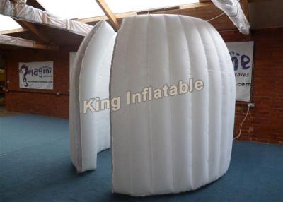 China White 2M Internal Diameter Inflatable Pod-Clamshell ,  Inflatable Exhibition Tent for sale