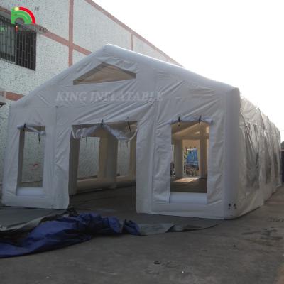 China Tenda de abrigo inflável hermética para acampamento ao ar livre Tenda de cobertura de piscina inflável à venda