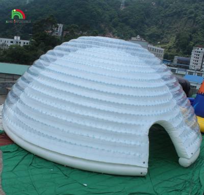 China Large Inflatable Dome Tent Outdoor Portable Igloo for Party Wedding Camping Commercial Use for sale