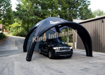 China Durable Attractive Small Black Inflatable Event Tent for Car Parking for sale