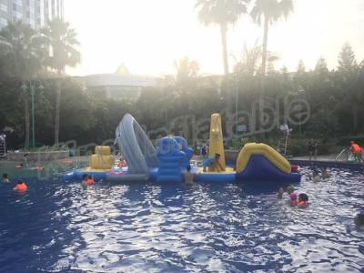 China Large Floating Inflatable Aqua Park Water Games With Slide For Outdoor Entertain for sale