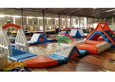 China Durable 0.9mm PVC Tarpaulin Inflatable Floating Water Park For Adult & Kids for sale