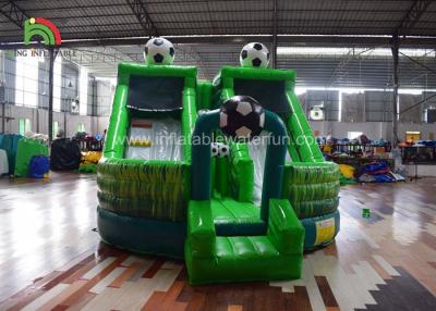 China Kids Outdoor Giant Inflatable Jumping Castle / Soccer Bounce House for sale