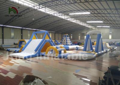 China Amusement Sea Giant Hurdle Inflatable Water Parks With 2 Years Warranty for sale