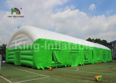 China Custom Large PVC Material Green Inflatable Event Tent For Advertising for sale