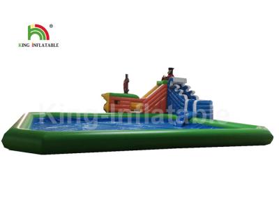China 0.9mm PVC Inflatable Water Parks Pirate Ship Type / Inflatable Water Activities for sale