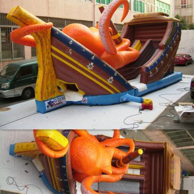 China Piscinas inflables de la ciudad de la diversión de los niños, casa animosa de los puentes inflables en venta