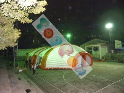 China 18m Large PVC Inflatable Event Tent / Dome Tent For Warehouse , Office , Meeting room for sale