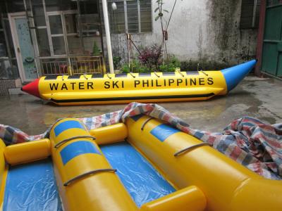 China Sea / Lake Inflatable Banana Boat Single Line For Outdoor Entertainment for sale