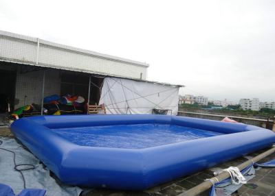 China Mobile portable large inflatable swimming pools with Customized color , Soft PVC Material for sale
