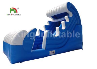 China PVC Tarpaulin Spray Blow Up Water Slide For Pool Customized Ocean Theme for sale