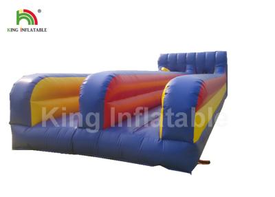 China 0.55mm PVC 2 Lanes Inflatable Bungee Run Race Sport Game With Digital Printing for sale