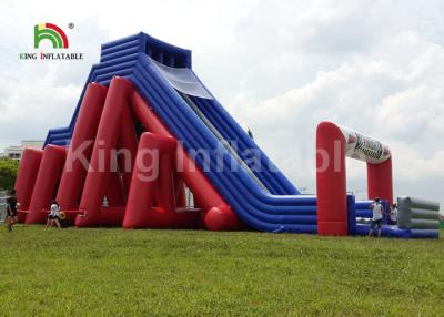 China Colorful 25*10m Giant 5K Inflatable Sports Games / Commercial Inflatable Slide for sale