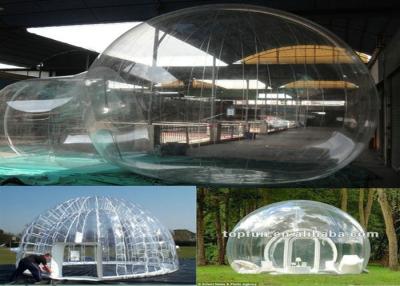 China Transparent inflatable bubble tent / clear tent for commercial exhibition and Show for sale