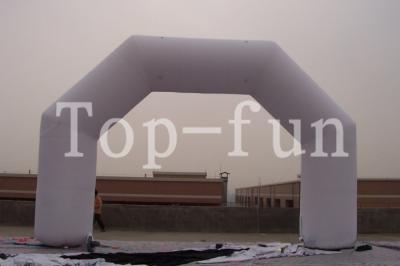 China White Inflatable Wedding Arches / Factory Customized Arch / Large Inflatable Entrance Arch for sale