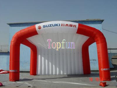 China Outdoor Fabric Inflatable Tradeshow Event Tent / Outdoor Event Advertisment Tent With Printing for sale