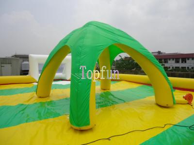 China Encerado inflável colorido do PVC da barraca 0.6mm da casa de praia do verde do casamento do evento à venda
