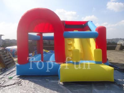 China Kids Backyard Fun World Inflatable Jumping Castle with PVC tarpaulin , Customized Color and Size for sale