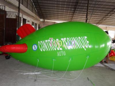 China Big outdoor Helium Blimp inflatable advertising ground balloon with 0.18mm - 0.2mm PVC for sale