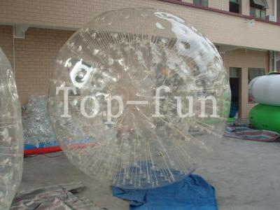 China Outdoor Clear Inflatable Zorbing Ball / Big Glass Balls With 1 Year Warranty for sale