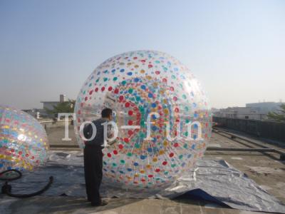 China Outdoor Water Fun PVC Inflatable Zorb Ball / Human Rolling Ball For Grass or Beach for sale