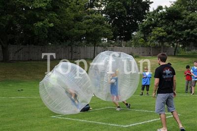 China Giant 1.0mm PVC / TPU Inflatable Bubble Soccer Balls 1.2m / 1.5m / 1.8m Dia for sale