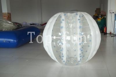 China Multi-color 1.0mm PVC / TPU huge Inflatable Bumper Balls For Seaside / Playground for sale