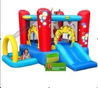 China Funny Carton 4m Commercial Bounce Houses Double And Quadruple Stitching for sale