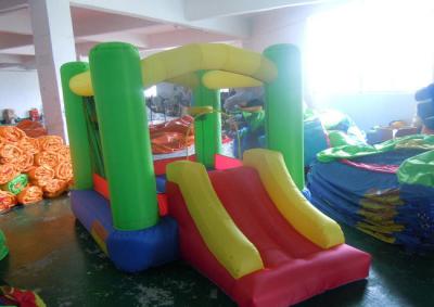 China Oxford fabric inflatable house small bounce for kids with slide for sale