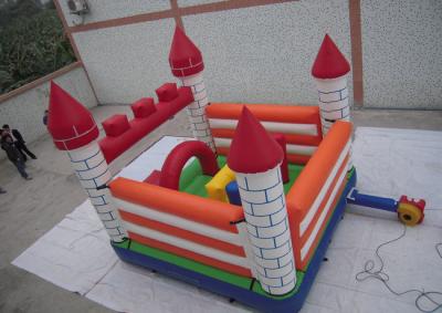 China Customized Commercial Inflatable Bounce House Combo With Logo Printing / Kids Paradise Fun City for sale
