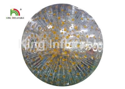 China Bola inflable hermética de Zorb, bolas del tope del cuerpo del PVC del diámetro 1.0m m de 3M en venta