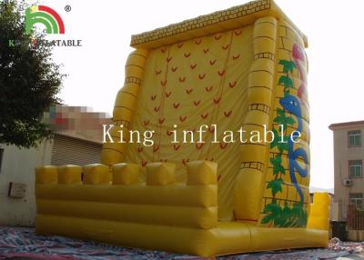 China 0.55mm PVC Tarpaulin Inflatable Sports Games / Exciting Outdoor Rock Inflatable Climbing Mountain for sale