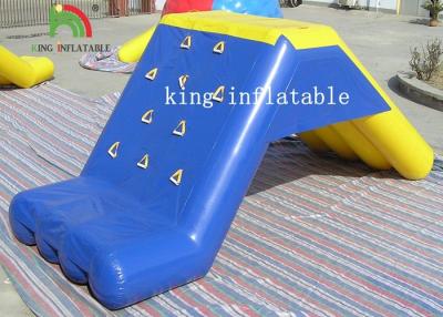 China Custom Stable Inflatable Water Toys PVC Floating Slide For Water Park With Air Pump for sale