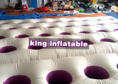 China 10m x 8m PVC Tarpaulin Crowd Hoops Inflatable Aqua Maze Sport Games for sale