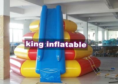 China Custom Inflatable Water Tower Slide For Water Parks / Water Trampoline Slide for sale