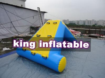 China Commercial 0.9mm PVC Tarpaulin Inflatable Big Air Slide For Water Park for sale