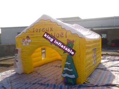 China Inflatable Yellow Carton House Event Tent Both For Indoor And Outdoor House for sale