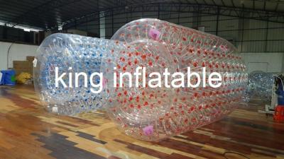 China El gigante claro que sube el juguete inflable del agua, riega la rueda rotatoria en venta