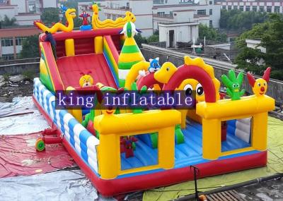 China Inflatable Disney Amusement Park With Mickey Mouse And Donald Duck for sale