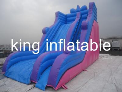 China Outdoor Durable Inflatable Dry Slide With Simple But General For Amusement Park for sale