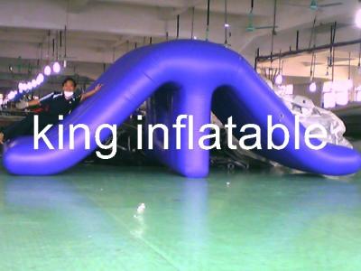 China Waterproof Outdoor Inflatable Water Slides , Commercial Water Pool Slide 0.9mm PVC for sale