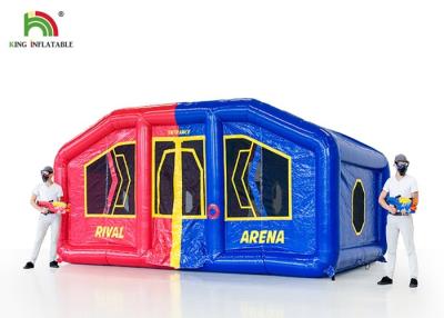 China Red Blue IPS Hit Battle Arena Inflatable Battle Arena Sport Games With Digital Printing for sale
